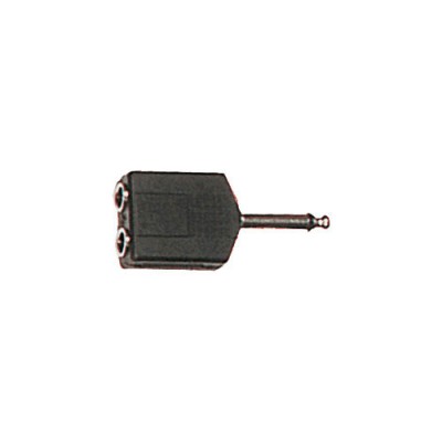YELLOW CABLE Adaptateur Jack/m Mono/2 Jack Fem. 6,35 - Lot De 2