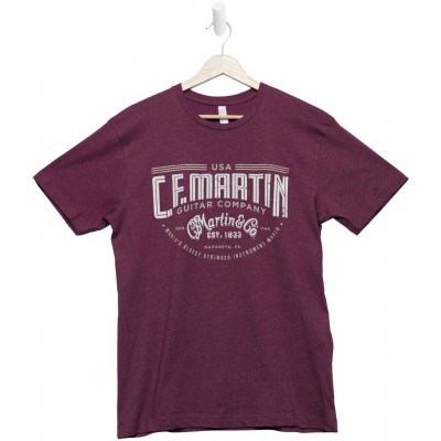 MARTIN & CO Tee-Shirt Worldsoldest Vinburgundy S