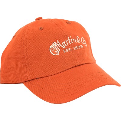 Casquette orange logo cf martin