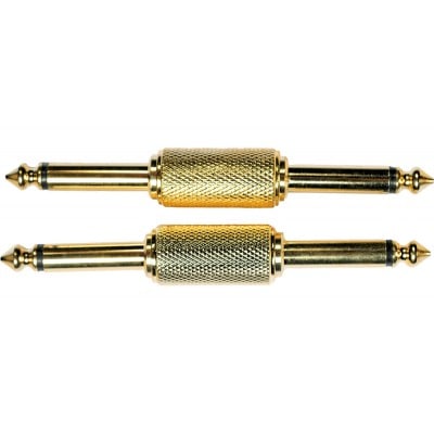 YELLOW CABLE AD02 ADAPTATEUR JACK MALE JACK MALE - LOT DE 2