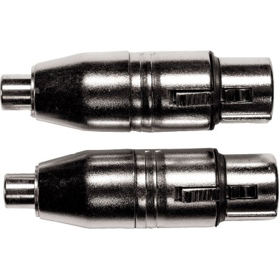 ADAPTATEUR RCA FEM. XLR FEM. - LOT DE 2