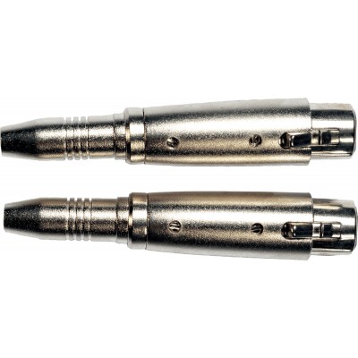 Adaptateur Jack 6,35 Mm Stro Fem. Xlr Fem. - Lot De 2