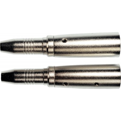 Adaptateur Jack 6,35 Mm Stereo Fem. Xlr Male - Lot De 2