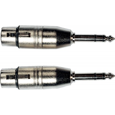 ADAPTATEUR JACK ST MALE XLR FEM. - LOT DE 2