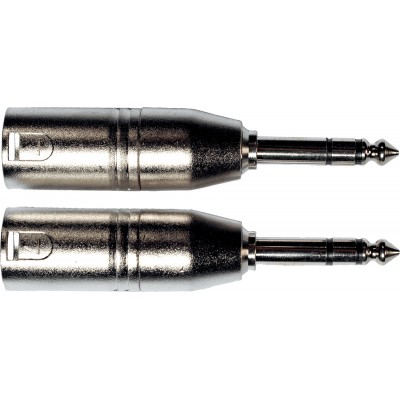 Yellow Cable Ad27 Adaptateur Xlr Male / Jack 6,35 Trs Male (paire)