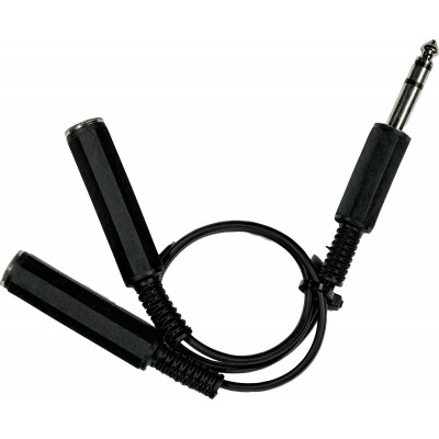 YELLOW CABLE Cordon 2 Jack Fem. 1 Jack Stro