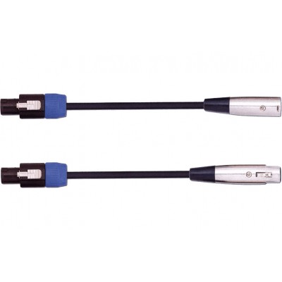 Cordon HP XLR Fem. Speakon 9 M