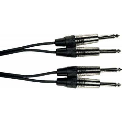 K08 2 X 1/4 PHONE TO 2 X 1/4 PHONE MALE 10 FT./ 3 M.