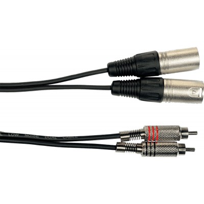 CORDON 2 XLR 2 RCA 3 M