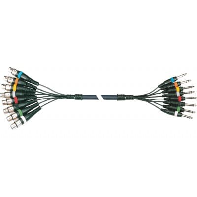 OCTOPAIRE 8 JACK STRO 8 XLR FEM. 3 M