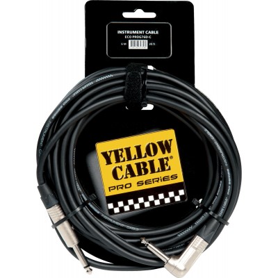 YELLOW CABLE Cordon Jack Coudé Jack 6 M Neutrik