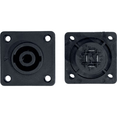 SOCKET SP/F SPEAKON 4P X2