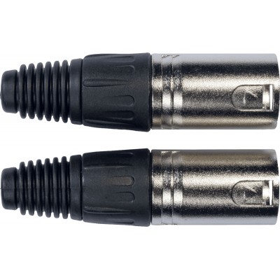 FICHE XLR MALE - LOT DE 2