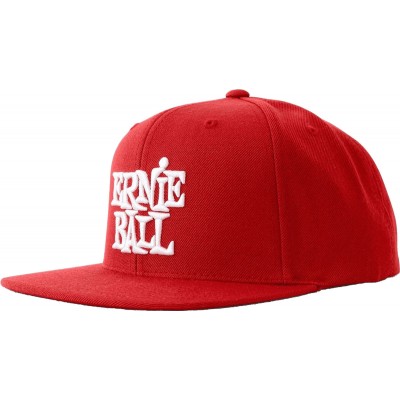 ERNIE BALL RED WITH WHITE LOGO HAT