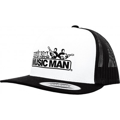 Ernie Ball Casquette Noir - Logo Mm Blanc