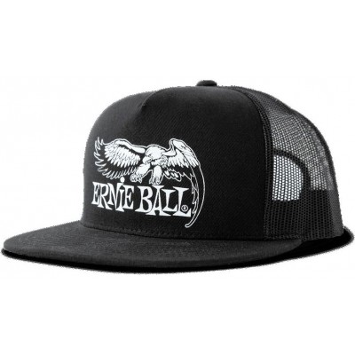 Black With White Eagle Logo Hat