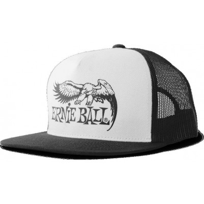 BLACK WITH WHITE FRONT AND BLACK EAGLE LOGO HAT