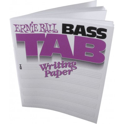 BASS TAB WRITING PAPER