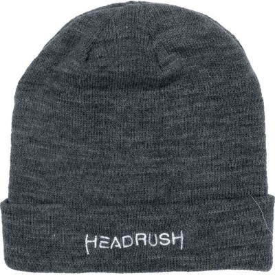 HEADRUSH GREY 100% ACRYLIC CAP WITH HEADRUSH LOGO