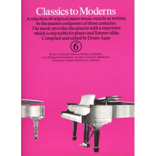 CLASSICS TO MODERNS VOL 6 - PIANO
