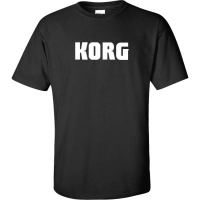 T-SHIRT KORG L TEXTILE TEE SHIRTS BLACK KORG SIZE L