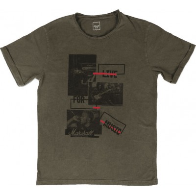 T-Shirt Marshall Live For Music Taille M