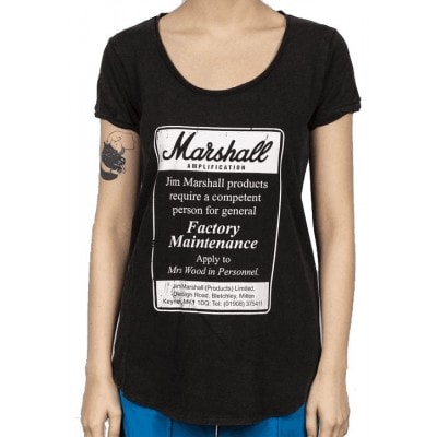 MARSHALL MARSHALL PERSONNEL T-SHIRT WOMEN XS