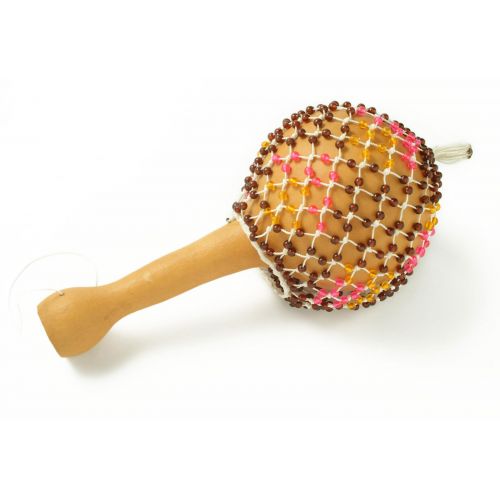 YOMAN MCH014 - SHEKERE GOURD DIAM 4 CM NET BEADS