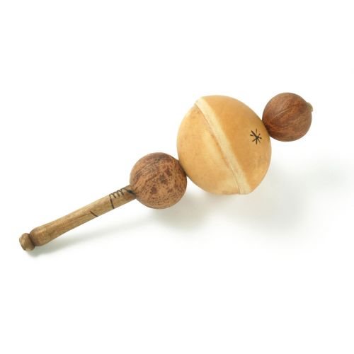 MPP005 Maracas Double Televi Sur Manche Calebasse