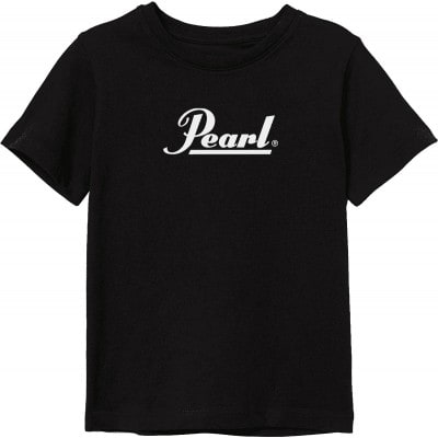 PEARL DRUMS TSHIRT NOIR S