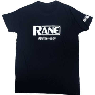 RANE DJ T-SHIRT RANE BATTLE READY BLACK SIZE M
