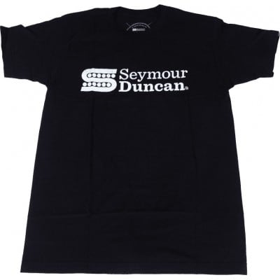 SEYMOUR DUNCAN TSLOGO-BK-L TEXTILE TEE-SHIRTS T-SHIRT LOGO BLACK LARGE