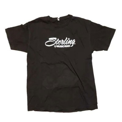 STERLING GUITARS T-Shirt Sterling Logo01 Woman Black Size L