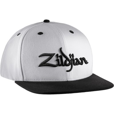 White Snapback Cap 6 Panels