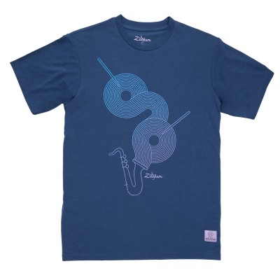 T-Shirt Size M Logo « Jazz » - Zat0072-Le