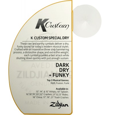 ZILDJIAN K Custom Special Dry Wobbler Set 4 Pack