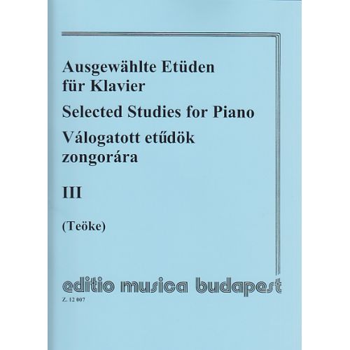 TEOKE - SELECTED STUDIES FOR PIANO VOL.3