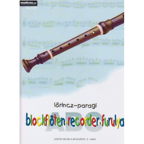 LORINCZ L./PARAGI J. - BLOCKFLOTEN-ABC - FLUTE A BEC SOPRANO