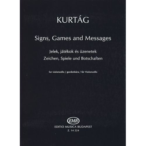  Kurtag G. - Signs, Games And Messages - Violoncelle Solo