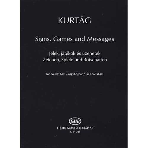  Kurtag G. - Signs,games And Messages - Contrebasse