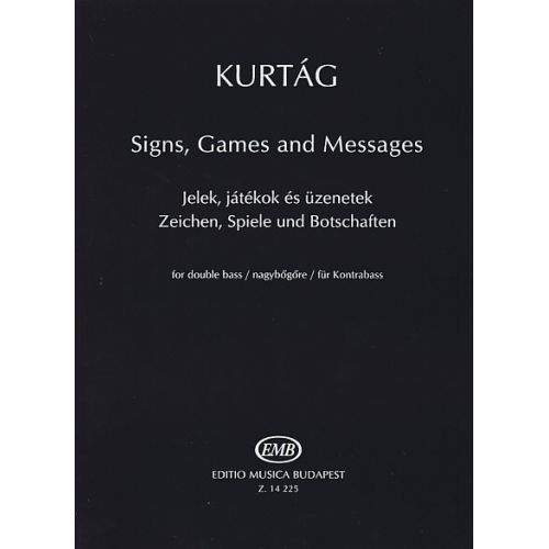  Kurtag G. - Signs,games And Messages - Contrebasse