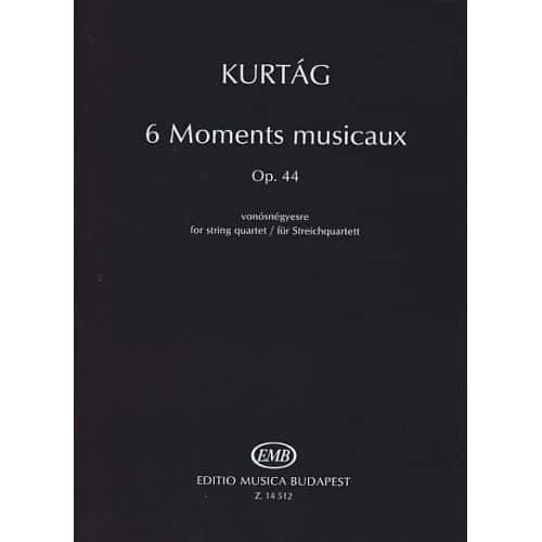  Kurtag G. - 6 Moments Musicaux For String Quartet Op. 44 - Conducteur