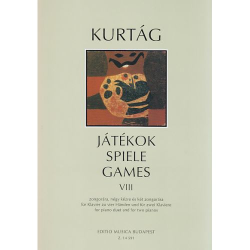 Kurtag G. - Jatekok Vol. 8 - Piano 4 Mains et 2 Pianos