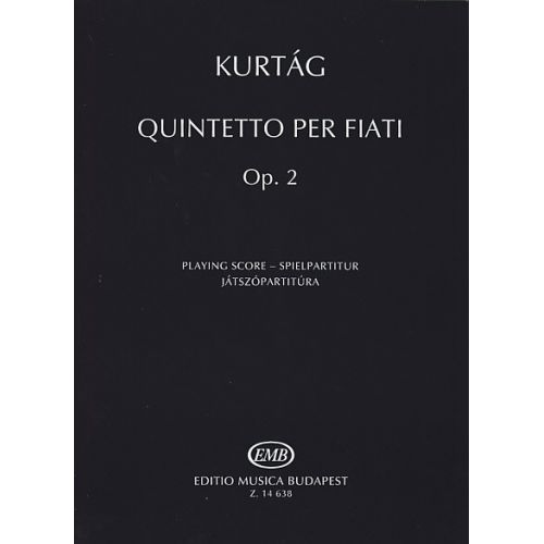  Kurtag G. - Quintetto Per Fiati Op. 2 - Conducteur