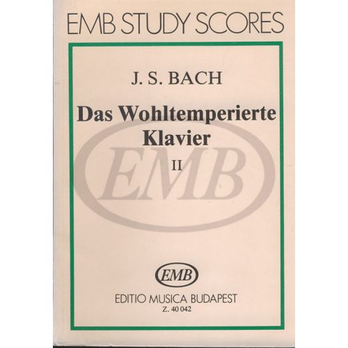  Bach J.s. - Das Wohltemperierte Klavier Ii - Piano