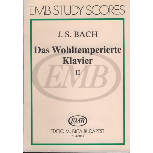 BACH J.S. - DAS WOHLTEMPERIERTE KLAVIER II - PIANO