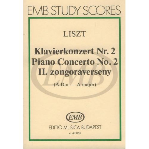  Liszt Franz - Piano Concerto N2 - Study Score