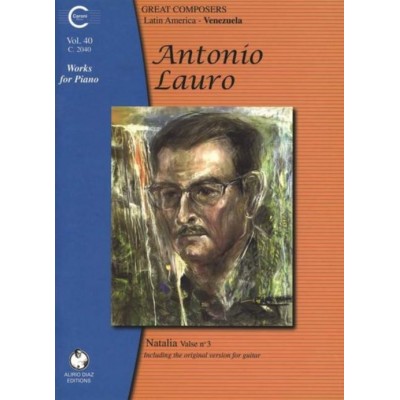  Lauro A. - Works For Piano : Venezuela (incl. Valse N°3 For Guitar) 