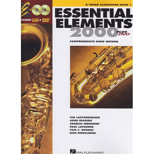 HAL LEONARD Essential Elements 2000 Vol.1 + DVD - Saxophone Ténor