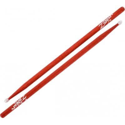 HICKORY SERIES - 5A NYLON RED - NATURAL DRUMSTICK